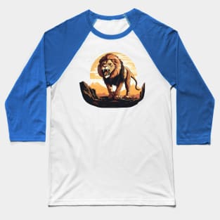 lion Baseball T-Shirt